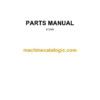 Bell B40D 6X4 ADT Supertruck Parts Manual (872096)