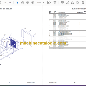 Gehl SL5635, SL6635 Series1 Skid Loaders Service Parts Manual (907284)