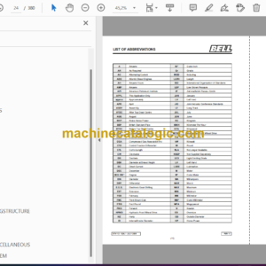 Bell 924J Tug Tractor Parts Manual (874112)