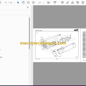 Bell TF120A Tracked Feller Buncher Parts Manual (870143)