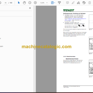 Fendt 1125F, 2125F, 2125F Profi Ballenpresse mit feststehender Kammer Betriebsanleitung