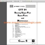 CTT 91-5 TS12 Flat Top Tower Crane PDF Manual (Operation, Maintenance , Assembly, Spare Parts