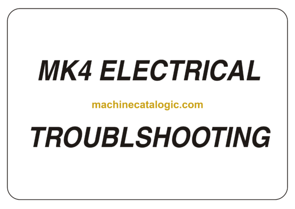 Bell MK4 Electrical Troubleshooting Manual (700437-04)