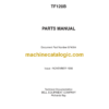 Bell TF120B Tracked Feller Buncher Parts Manual (874004)