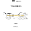 Terex T200 Crane Series Parts Manual