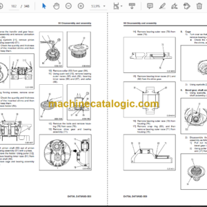 Komatsu D475A-5E0, D475ASD-5E0 Galeo Dump Truck Shop Manual (SEN00203-02)