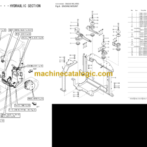 Yanmar VIO55-5 Excavator Parts Catalog (0CS10-M46903EN)