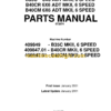Bell B35C 6X6 ADT MKII, 6 SPEED B40CR 6X6 ADT MKII, 6 SPEED B40CM 6X6 ADT MKII, 6 SPEED Articulated Dump Truck Parts Manual (872074)