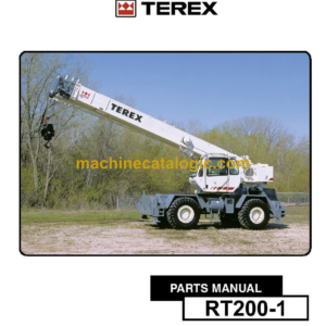 Terex RT200-1 Crane Parts Manual