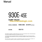Komatsu 930E-4SE Dump Truck Shop Manual (CEBM030102)