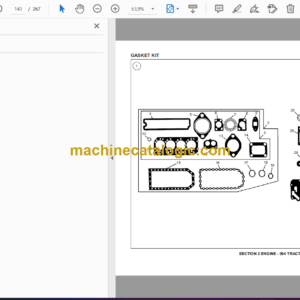 Bell 904 Rigid Tractor Parts Manual (874060)