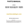 Bell B45D, B50D Blu@dvantage ADT Parts Manual (872319) (EA645D70, EA650D70)