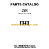 IНI 28N Excavator Parts Catalog