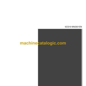 Yanmar CBL40 Excavator Backhoe Loader Parts Catalog (0CS10-M42301EN)