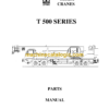 Terex T500 Series Crane Parts Manual (12261-228)