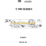 Terex T500 Series Crane Parts Manual (12261-228)