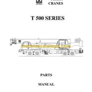 Terex T500 Series Crane Parts Manual (12261-228)