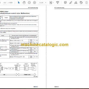 Komatsu HM300-2 Articulated Dump Truck Shop Manual (CEBM007700)