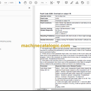 Komatsu 930E-4 Dump Truck Shop Manual (CEBM021705)