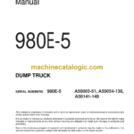 Komatsu 980E-5 Dump Truck Shop Manual (CEBM033010)
