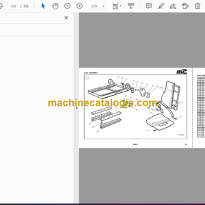 Bell 120A Forklift 2.75T Parts Manual (874019)