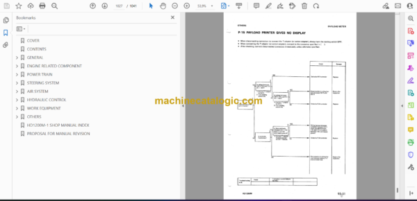 Komatsu HD1200M-1 Articulated Dump Truck Shop Manual (SEBM0562A09) - Image 2