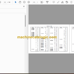 Yanmar VIO40-2 Excavator Parts Catalog (0CS10-M41302EN)