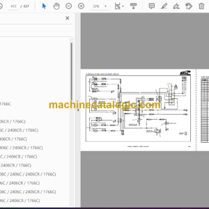 Bell 2808C, 2406C, 2406CR, 1766C Hauler Parts Manual (872054)