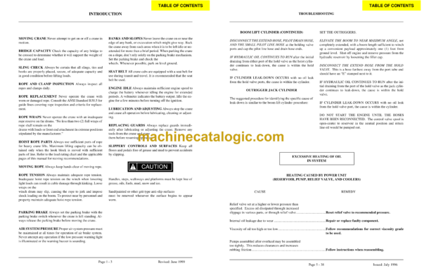 Terex T300 Series Crane Operator and Maintenance Manual - Image 4