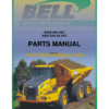 Bell B50D 6X6 ADT, B50D 6X6 SS ADT Articulated Dump Parts Manual (872107)