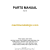Bell B30D & B25D 6X6 ADT Mk IV Articulated Dump Truck Parts Manual (872133)