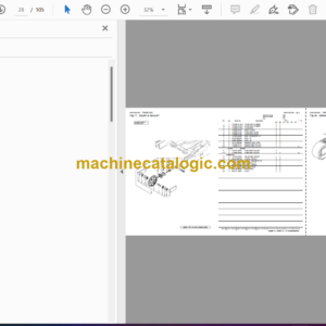 Yanmar VIO15-2 Excavator Parts Catalog (0CS10-M41801EN)