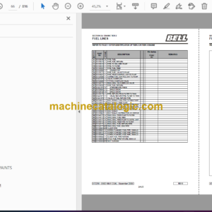 Bell B50D MK VI Coal Parts Manual (872256)