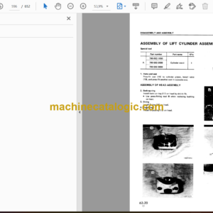 Komatsu D50A,P-17 D53A,P-17 Dump Truck Shop Manual (SEBM01301707)