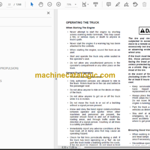 Komatsu 930E-4 Dump Truck Shop Manual (CEBM023902)