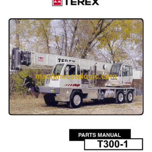 Terex T300-1 Crane Parts Manual