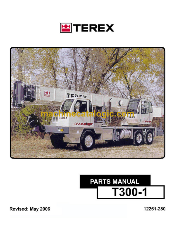 Terex T300-1 Crane Parts Manual