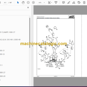 Bell L1706D Wheeled Loader Parts Manual (873031)