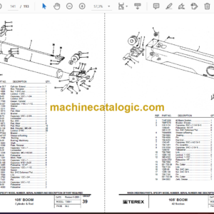 Terex T300-1 Crane Parts Manual