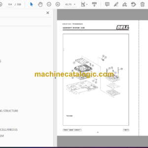 Bell L2606E Loader D826E00 Parts Manual (873048)