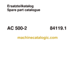 Terex AC500-2 Crane Parts Manual (84119)