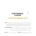Broderson IC-250-3B Crane Parts Manual