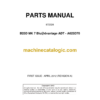 Bell B25D MK 7 Blu@dvantage ADT - A625D70 Articulated Dump Truck Parts Manual (872326)