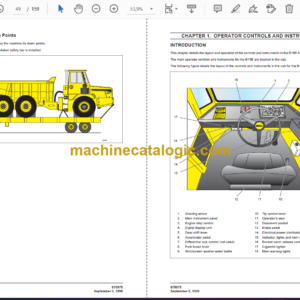 Bell B16B 6X2 Articulated Dump Truck Operator’s and Maintenance Manual (870979)