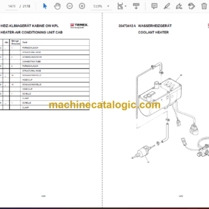 Terex AC500-2 Crane Parts Manual (84119)