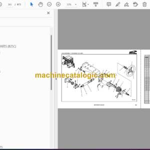 Bell B25C, B25CR 6X6 Mk II Articulated Dump Truck Parts Manual (872043-01)