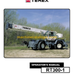 Terex RT300-1 Crane Operator's Manual