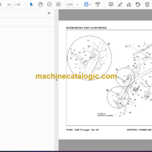 Bell 220E Tri-Logger Parts Manual (874083)