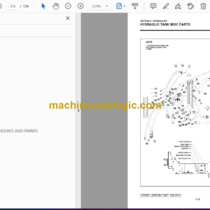 Bell B25D Mk 7 ADT – A825D70 Articulated Dump Truck Parts Manual (872322)