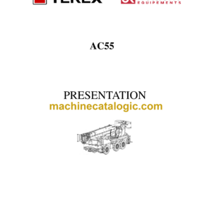 Terex AC55 Crane Technical Data & Load Chart